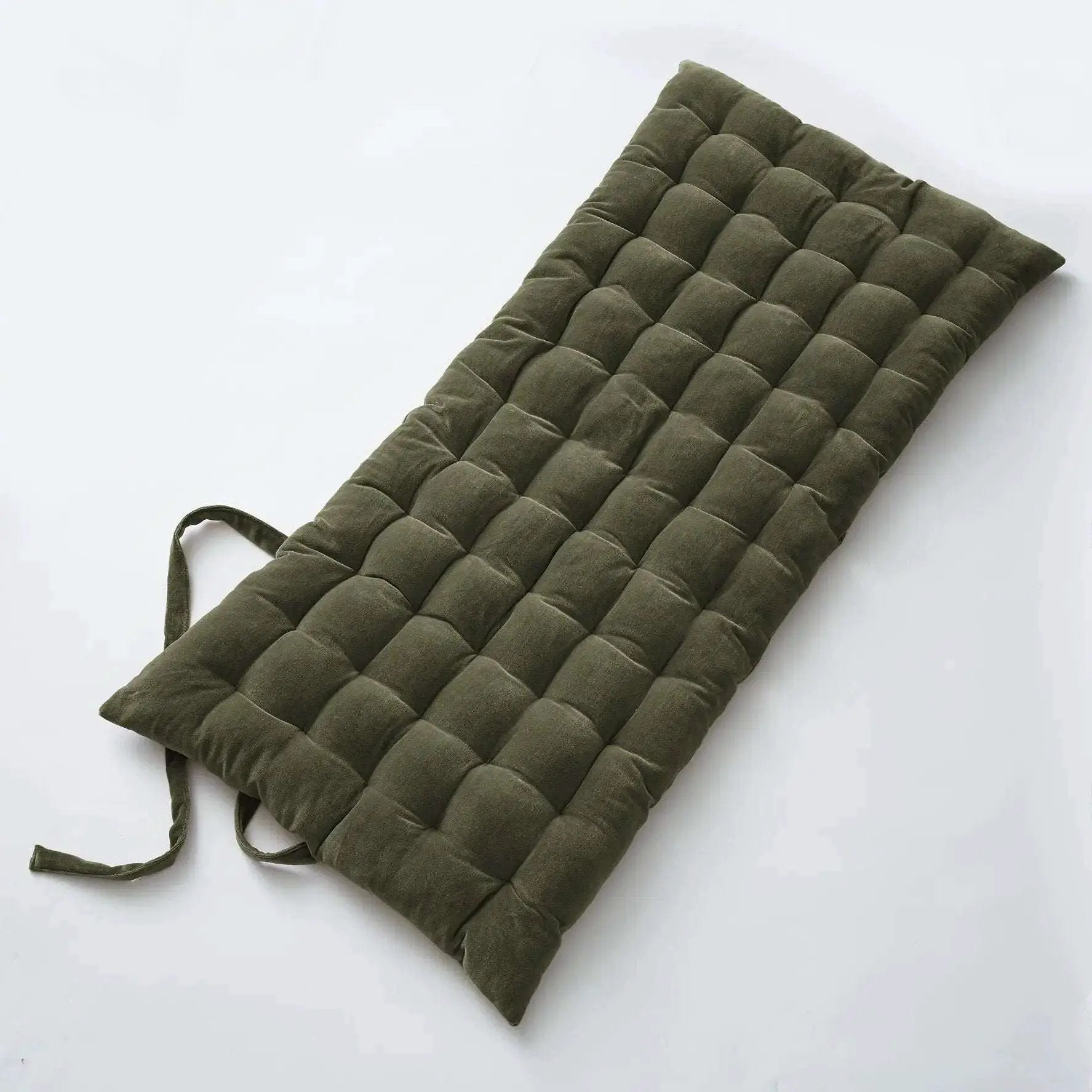 Matelas de sol 60 x 120 Velours de coton CÉSAR Thym by L'effet papillon