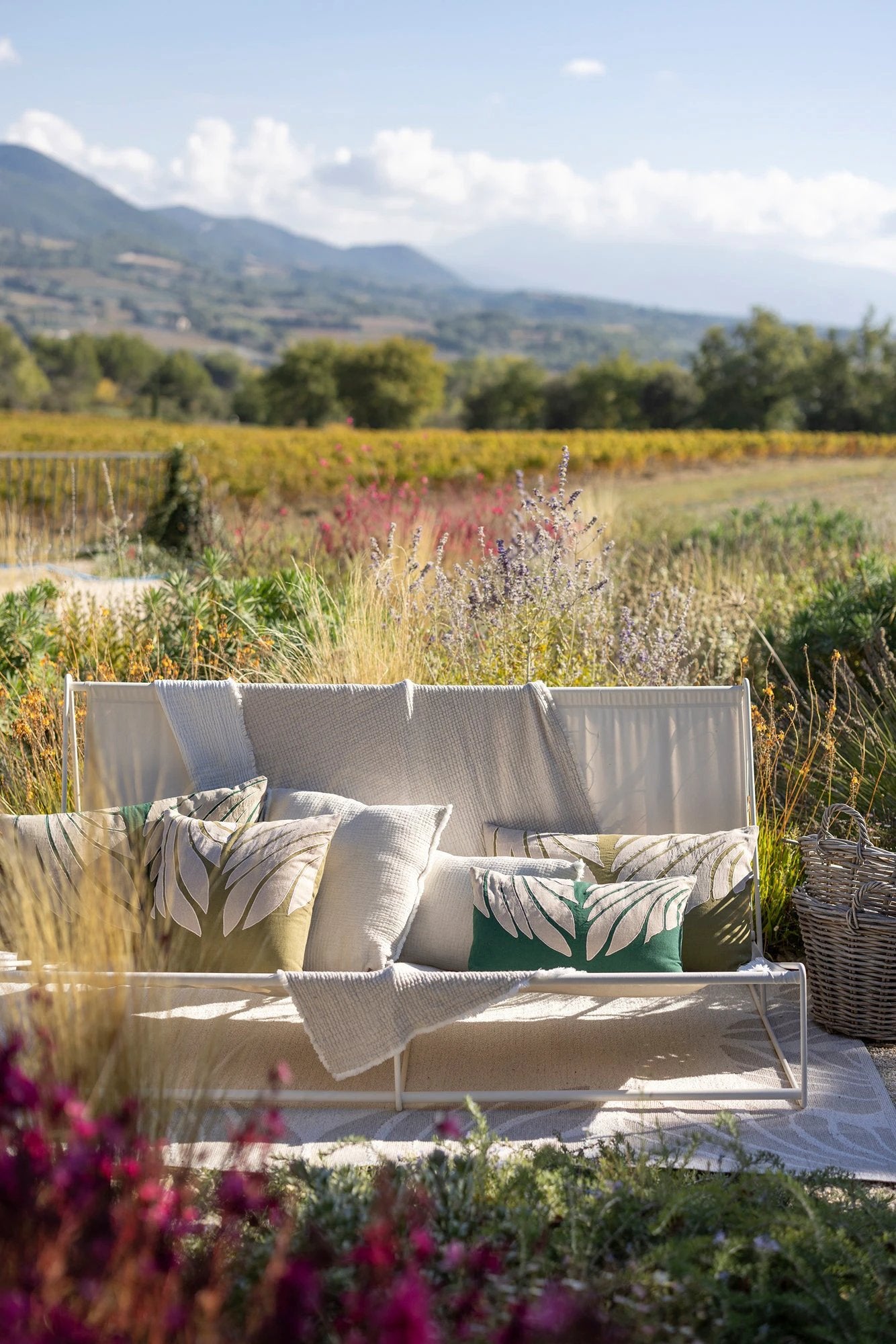 Coussin Nilos Cèdre by Vivaraise