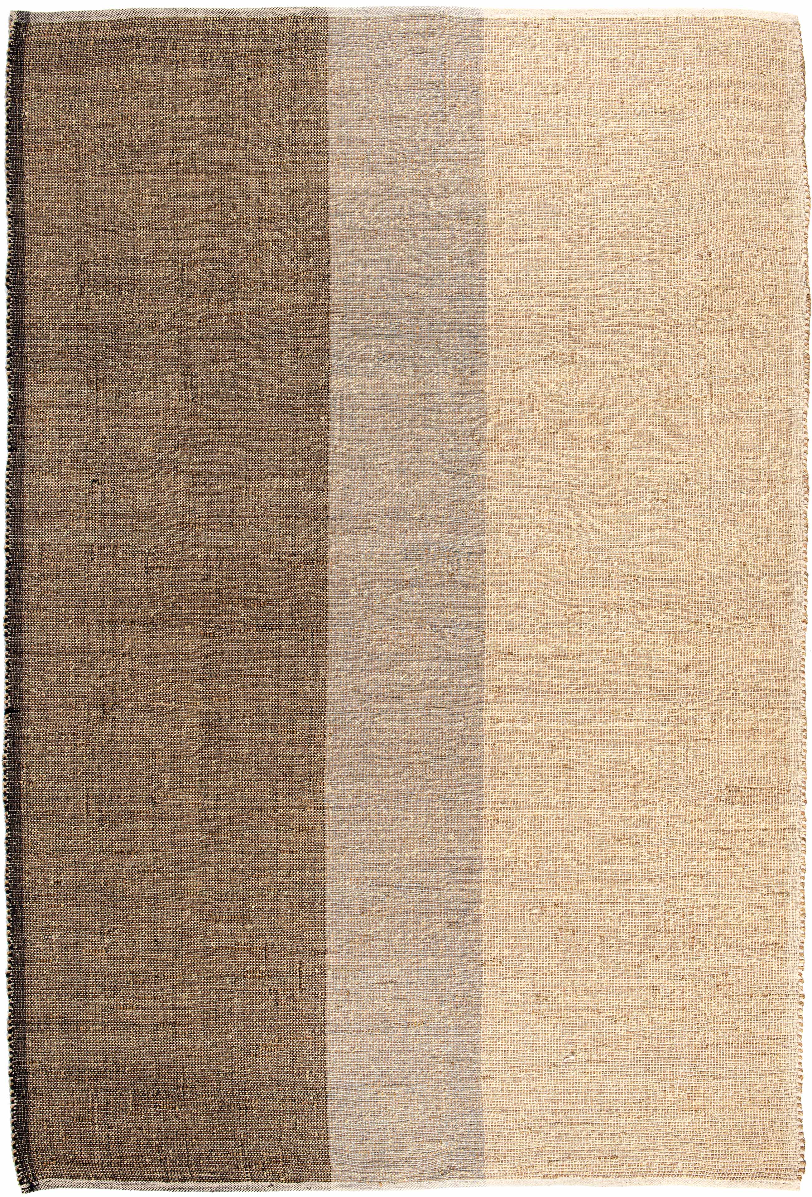 Tapis Karan terracotta – Jute naturel tissé main | Casa Plume