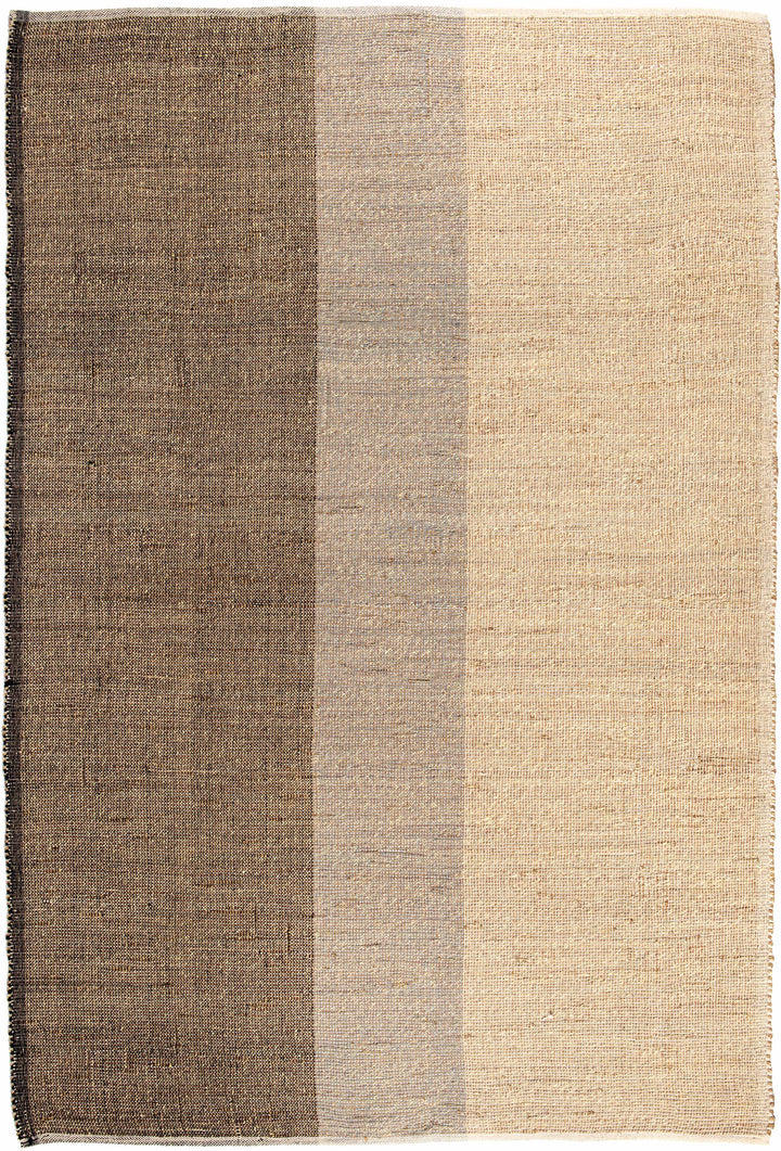 Tapis Karan terracotta – Jute naturel tissé main | Casa Plume
