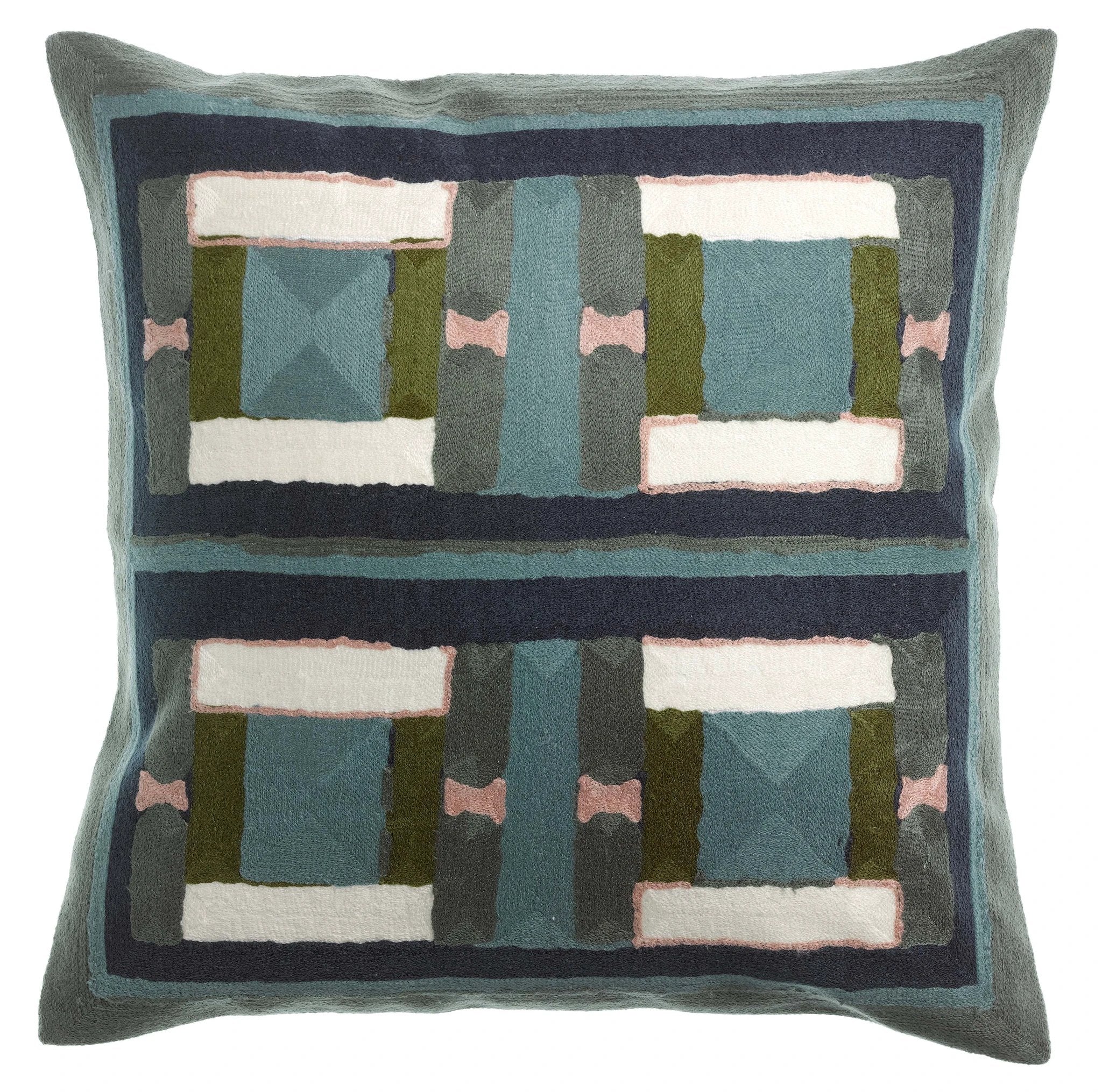 Coussin brodé Taho by Vivaraise
