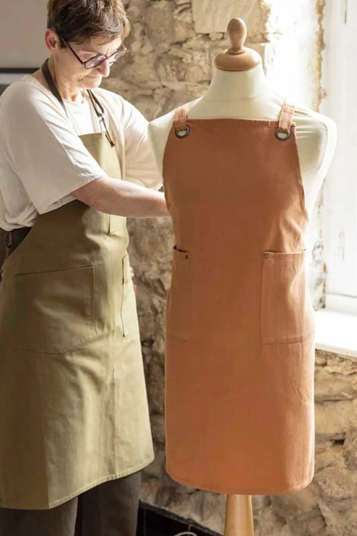 Tablier de cuisine recyclé Artisan avec poches 72 x 85 by Winkler