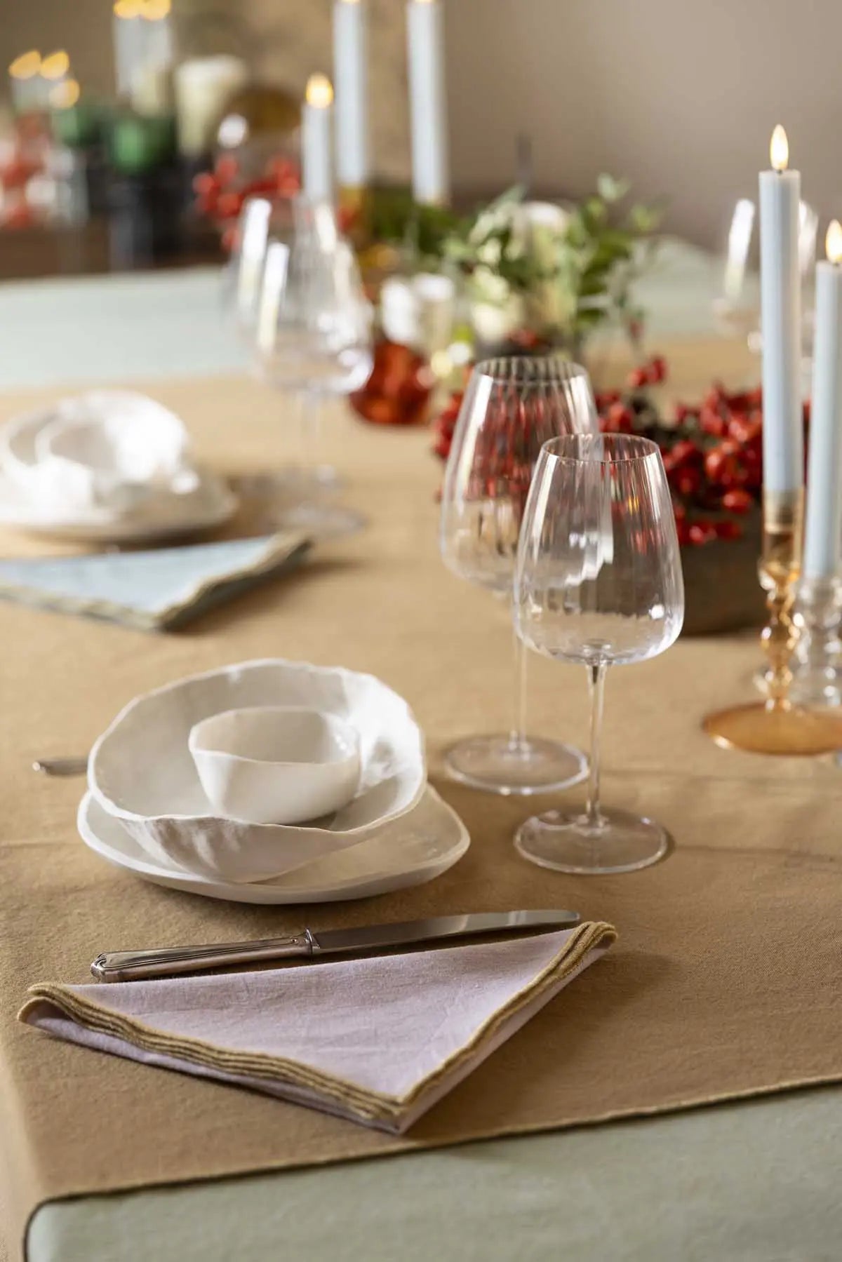 Serviette de table recyclée Grace by Winkler