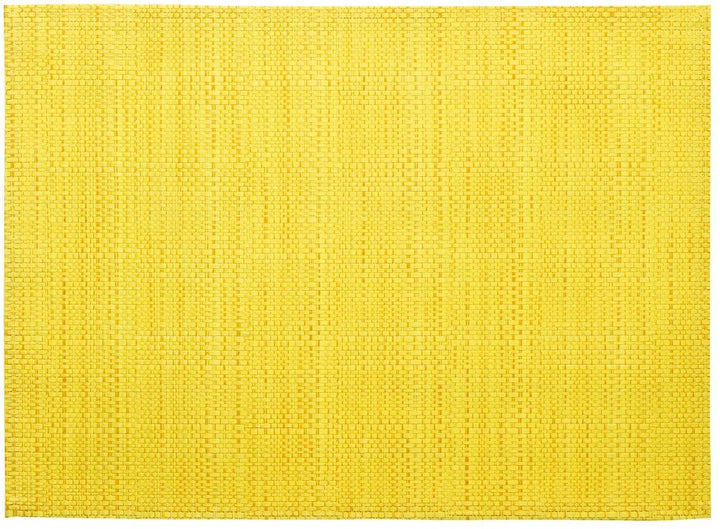 Set de table PVC tissé jaune de Winkler avec texture résistante et design simple