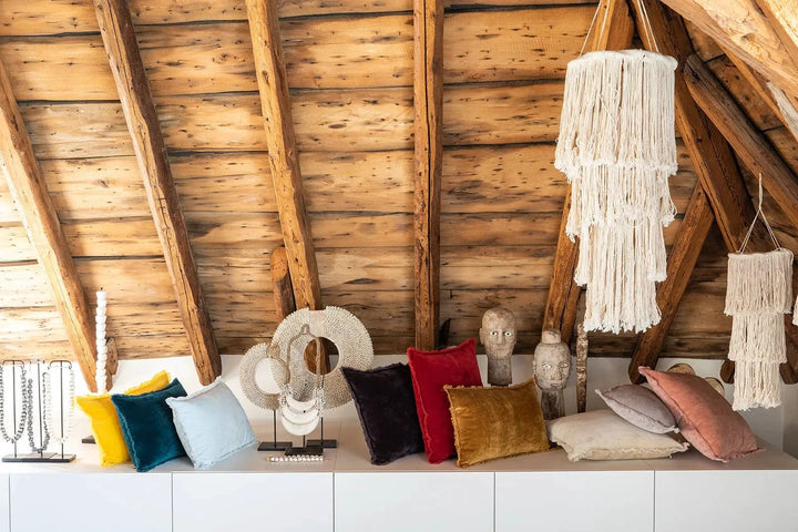 Coussin uni Fara by Vivaraise