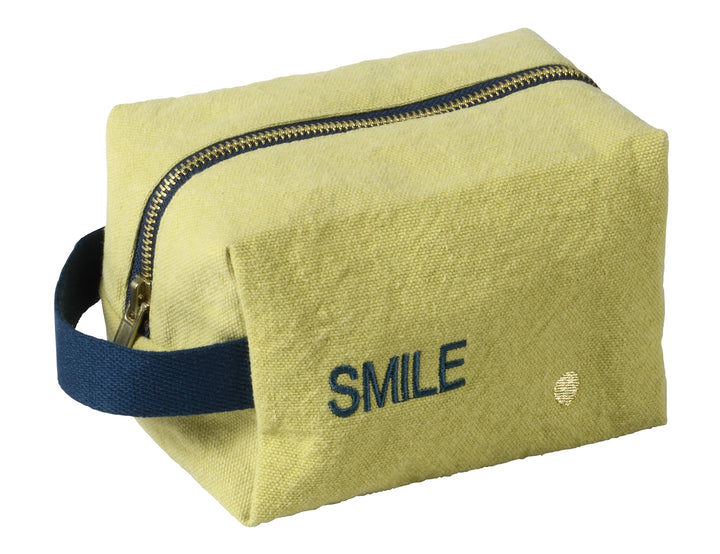Trousse cube Smile Ananas 10 x 16 x 10 La Cerise sur le Gâteau