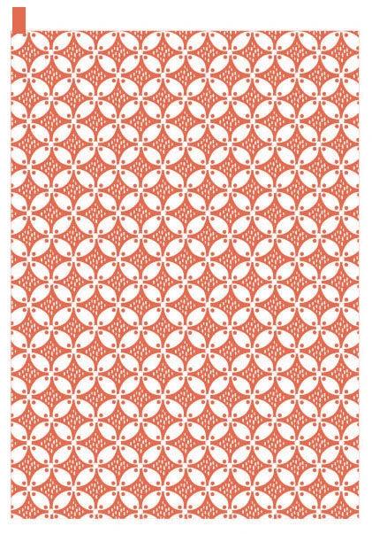 Torchon Fatou recyclé Corail by Winkler