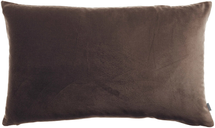 Vivaraise Coussin décoratif en velours Gris Foncé by Vivaraise