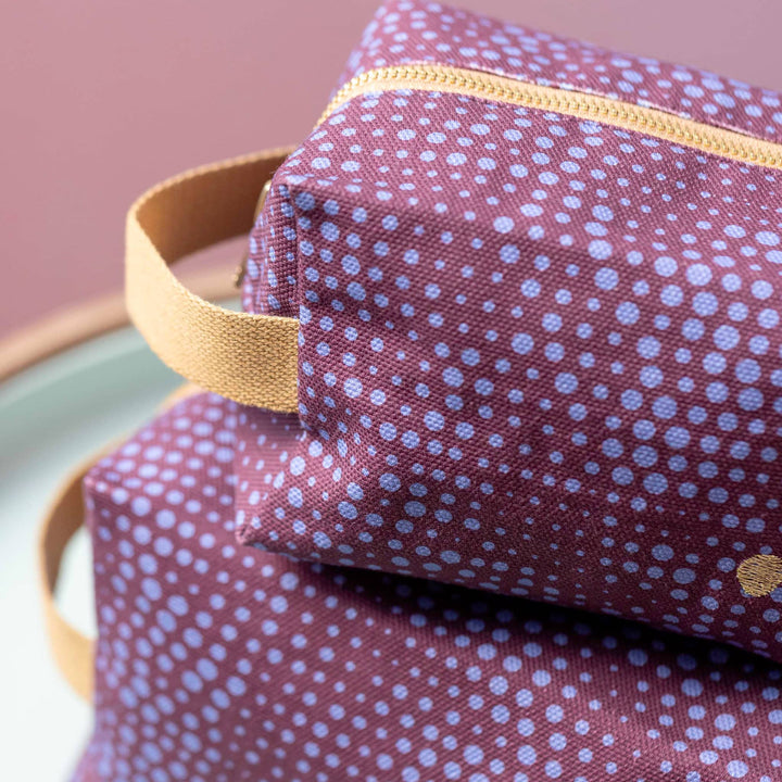 Trousse cube Voluto Multicolore coton bio Casa Plume
