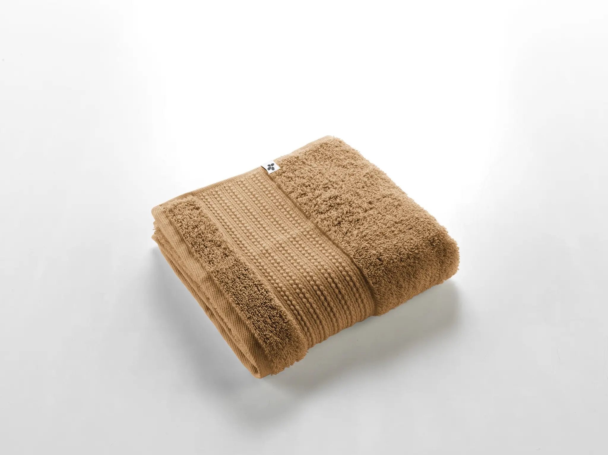 Serviette de toilette 50 x 90 cm GARANCE Camel by L'effet papillon
