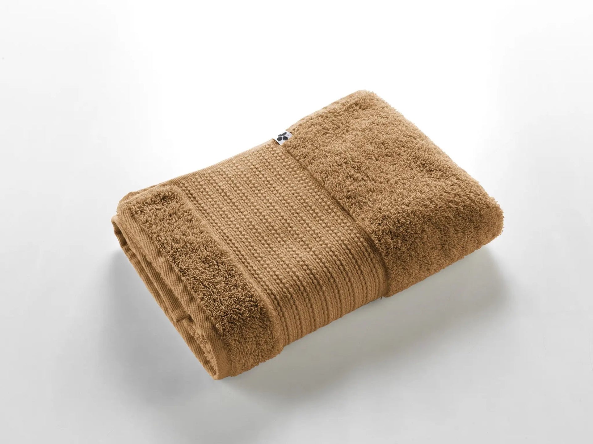 Serviette de douche 70 x 130 cm GARANCE Camel by L'effet papillon