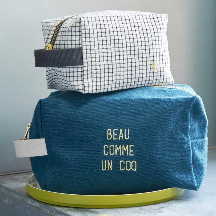 Trousse cube Beau orage L 22 x 14 x 10,5 La Cerise sur le Gâteau