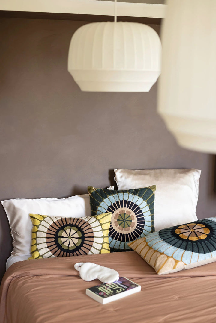 Coussin brodé Zeno Multico by Vivaraise