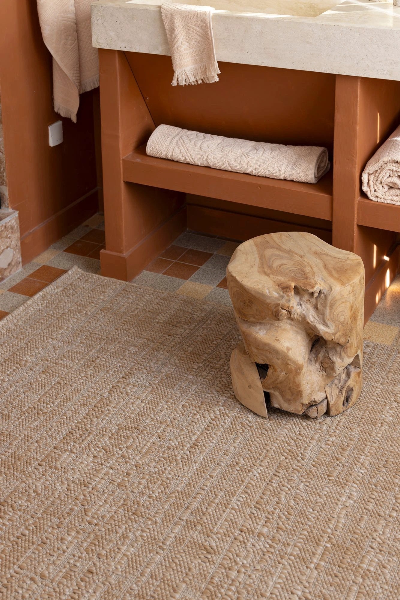 Tapis Mirko Naturel by Vivaraise