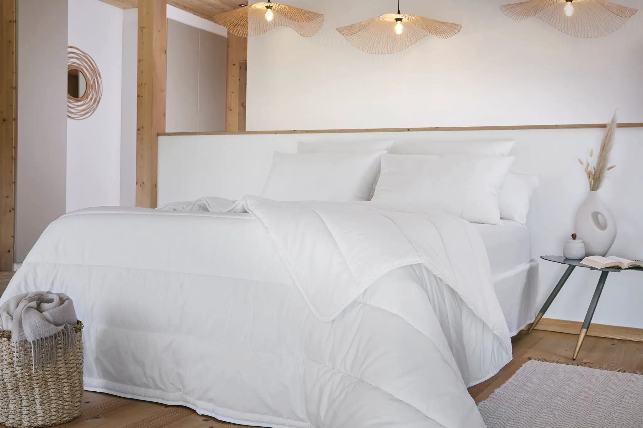 Couette Coton Anti acariens 240 x 220 cm CELESTE by L'effet papillon
