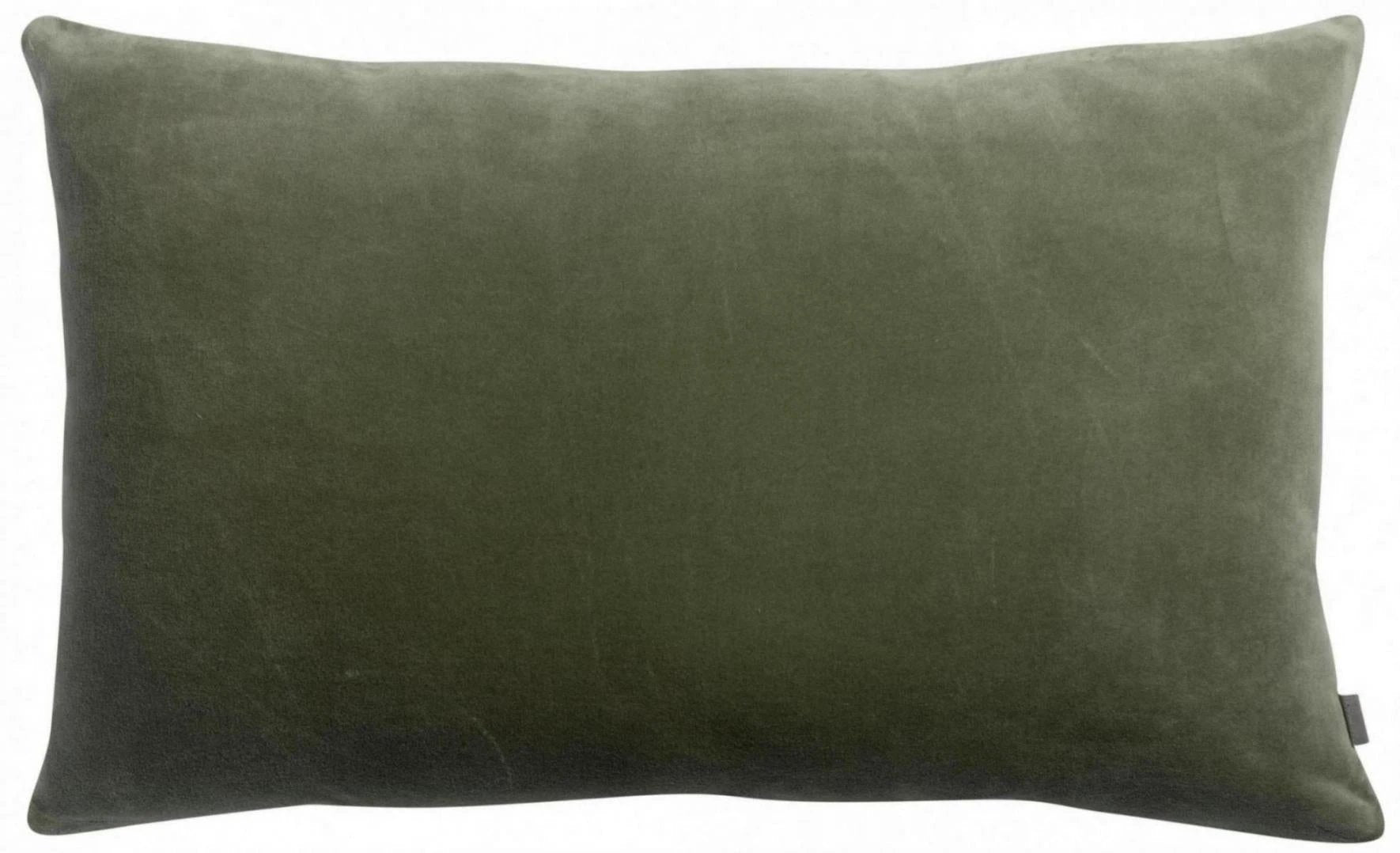Vivaraise Coussin décoratif en velours Gris Foncé by Vivaraise