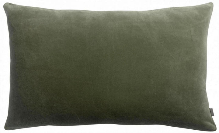Vivaraise Coussin décoratif en velours Gris Foncé by Vivaraise