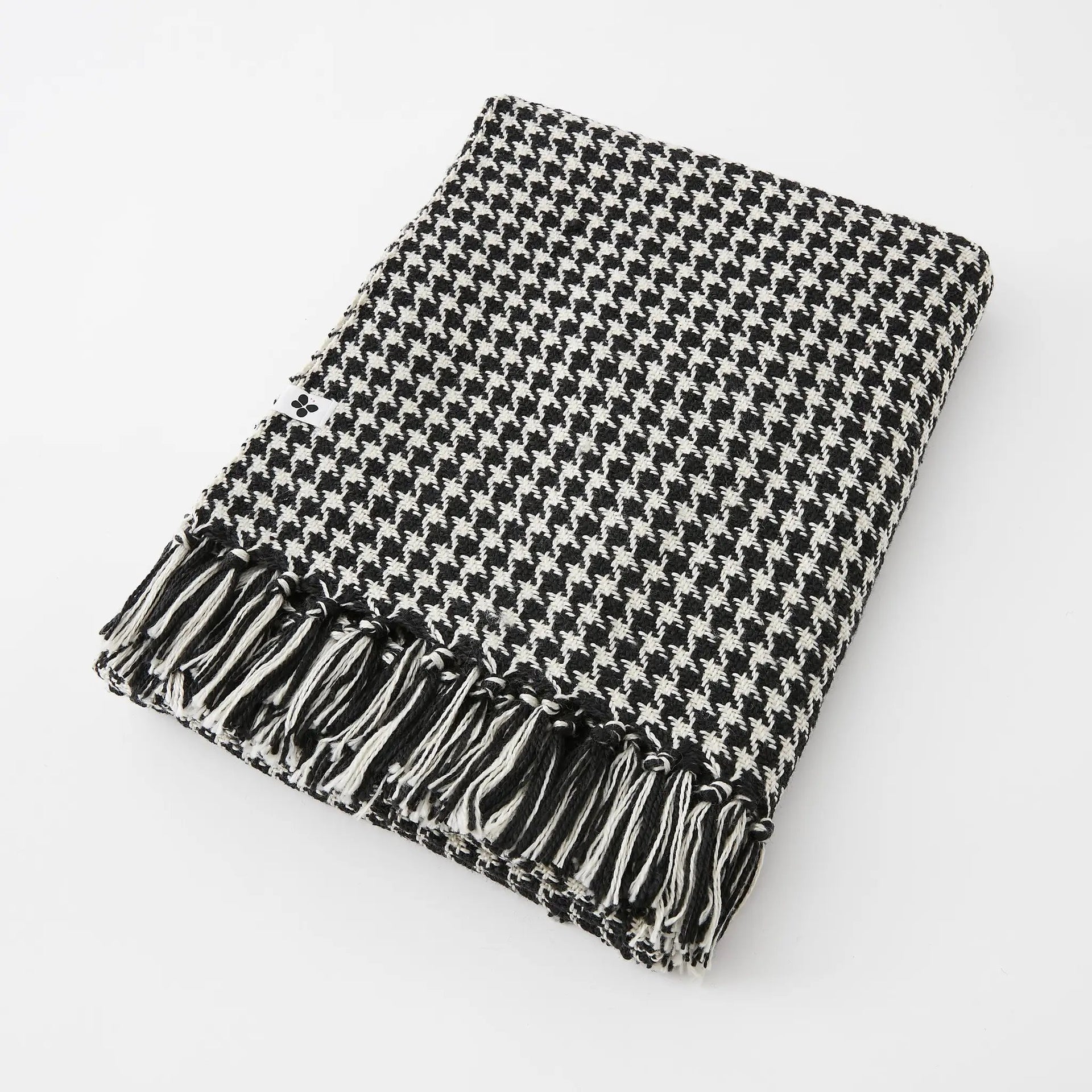 Plaid à franges 130 x 160 cm RPET GASPARD by L'effet papillon