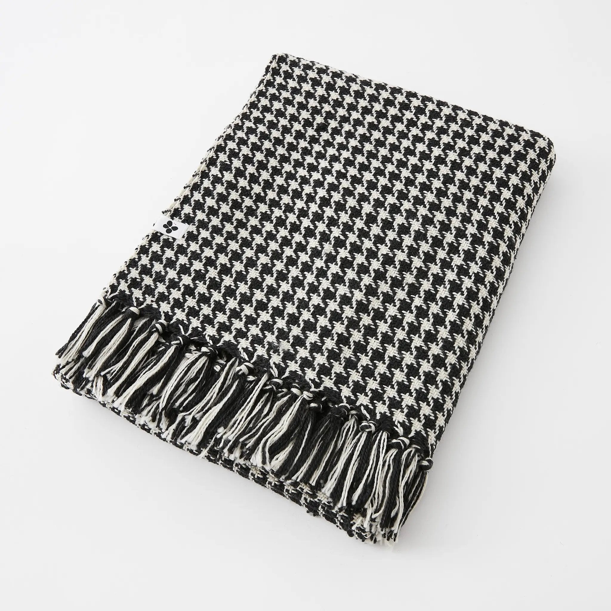 Plaid à franges 130 x 160 cm RPET GASPARD by L'effet papillon