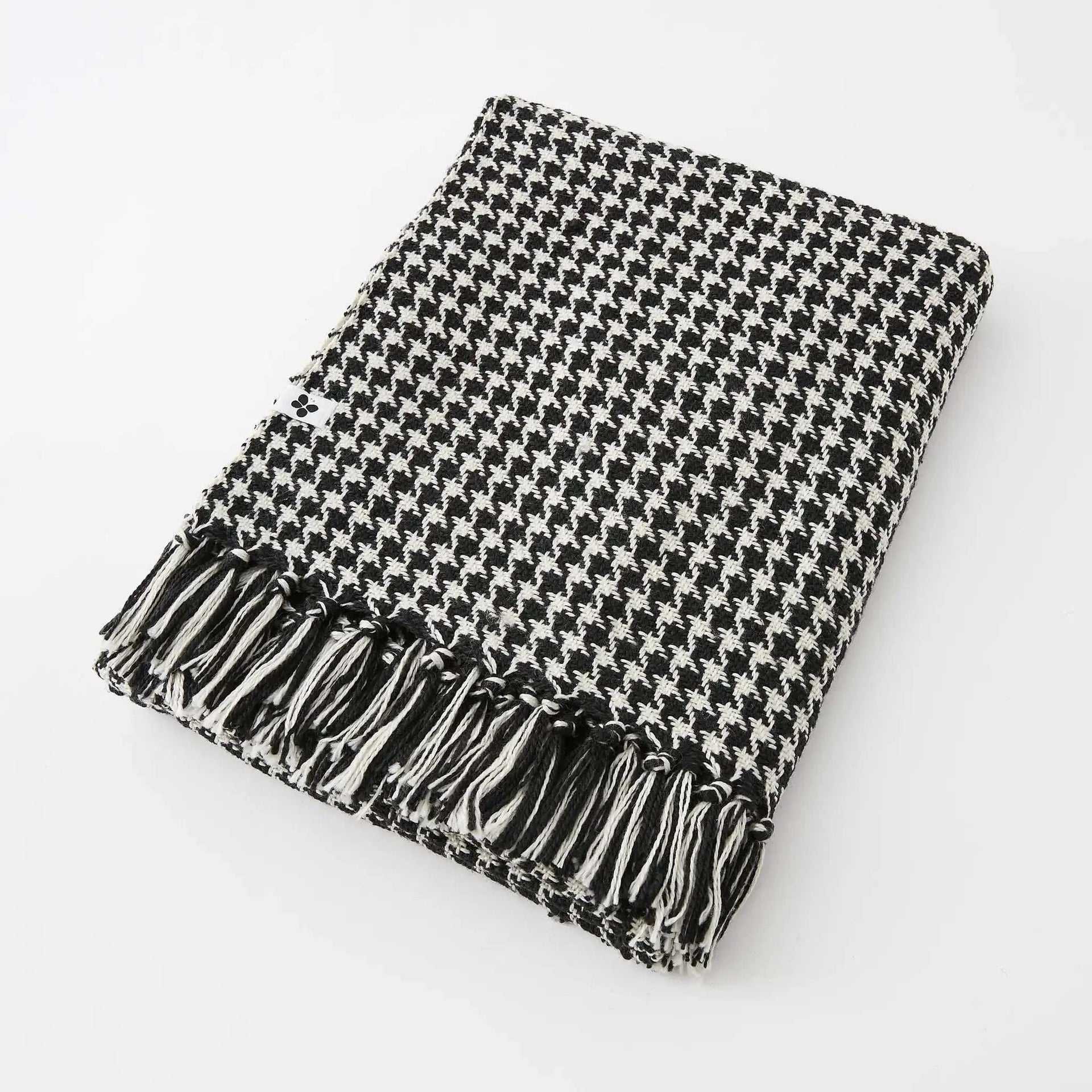 Plaid à franges 180 x 220 cm RPET GASPARD by L'effet papillon