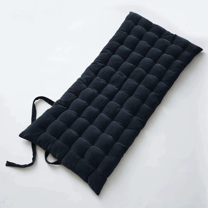 Matelas de sol 60 x 120 Velours de coton CÉSAR Minuit by L'effet papillon