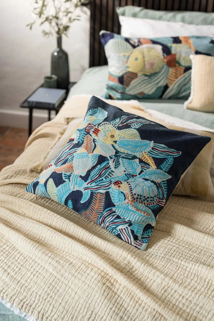 Coussin brodé Dori by Vivaraise