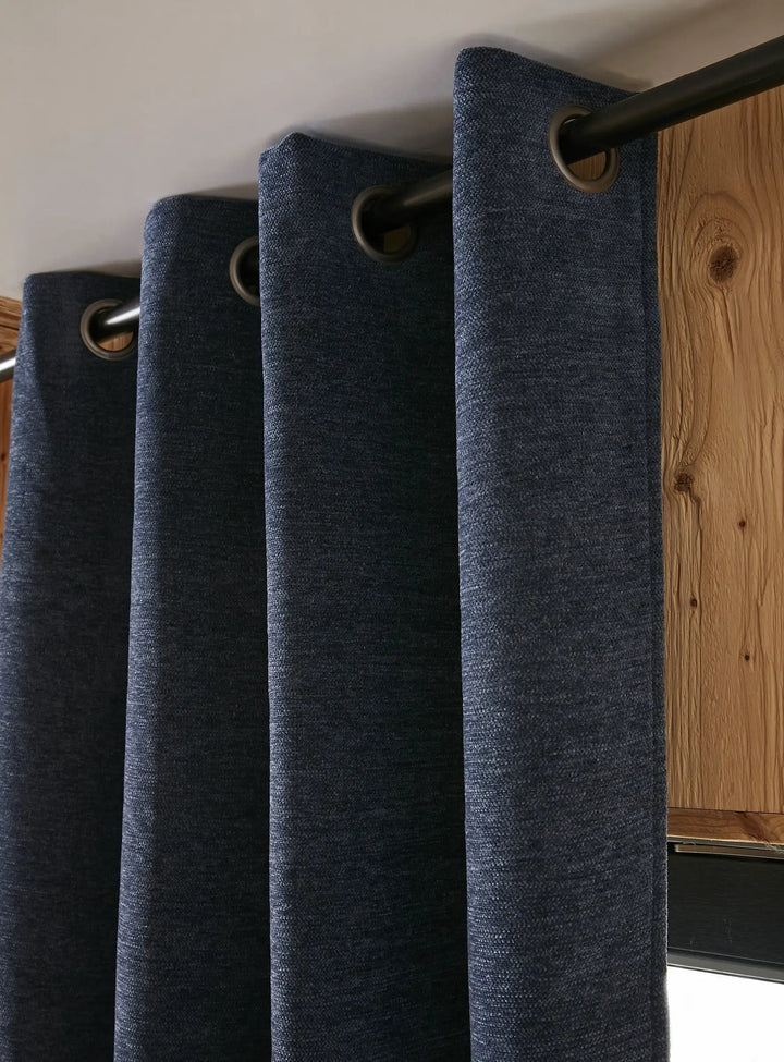 Rideau 140 x 180 cm Occultant + polaire BJORN Minuit by IntexDéco