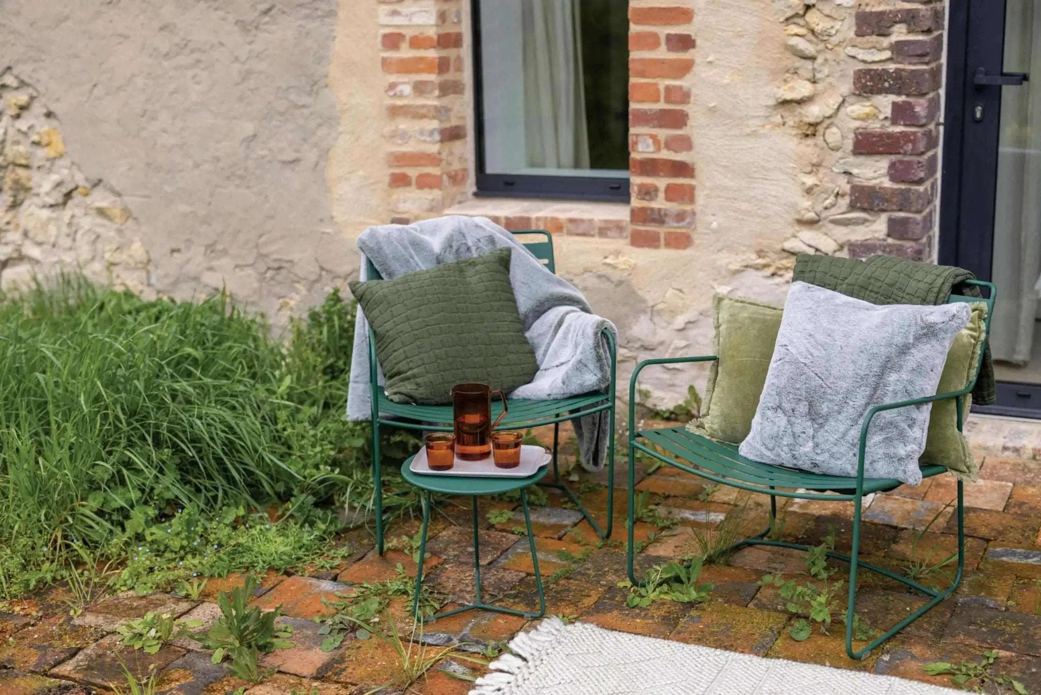 Coussin Stonewashed Swami Moka by Vivaraise