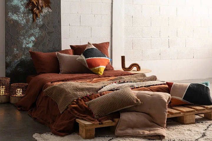 Jeté de lit stonewashed Zeff by Vivaraise