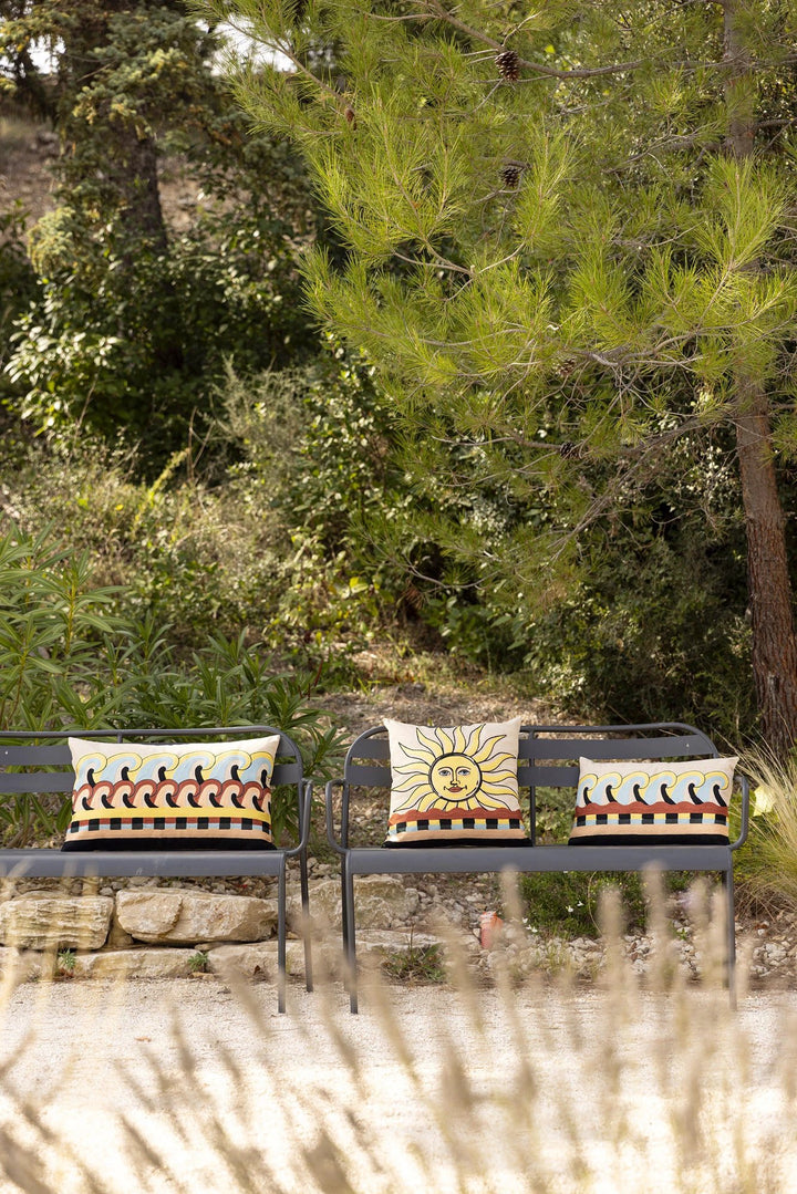 Coussin brodé Adria Multico by Vivaraise