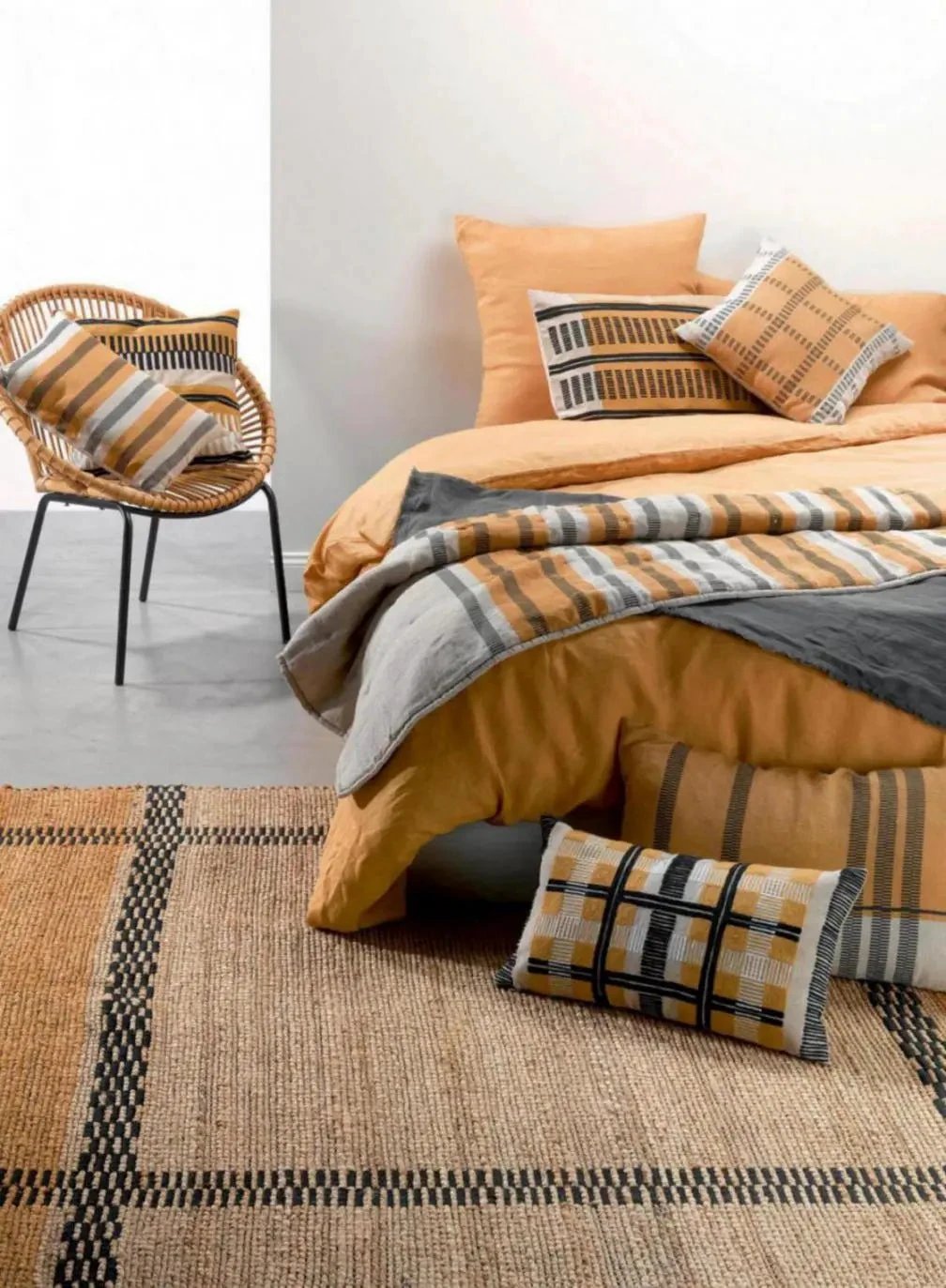 Chemin de lit stonewashed Zeff Eden by Vivaraise