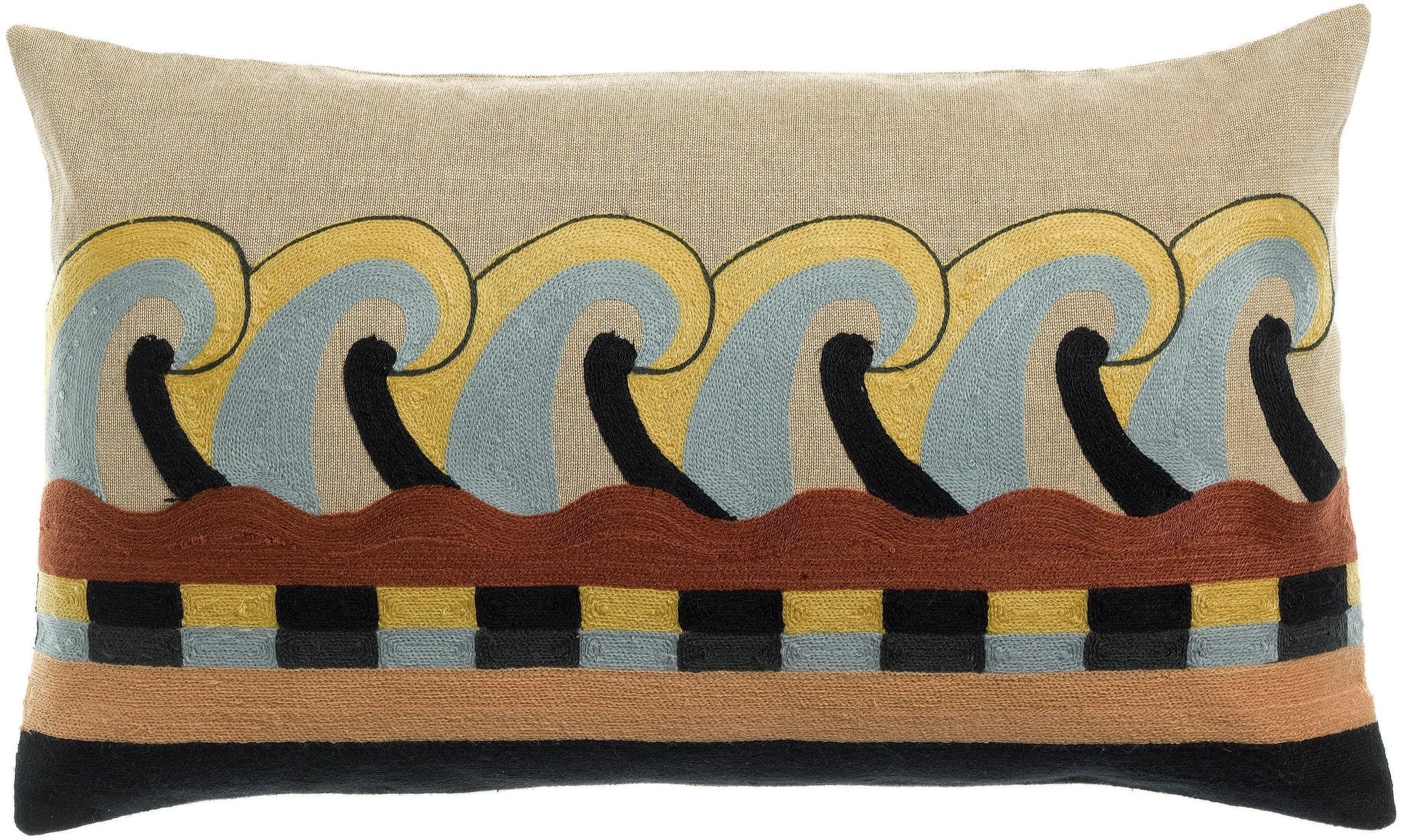 Coussin brodé Adria Multico by Vivaraise