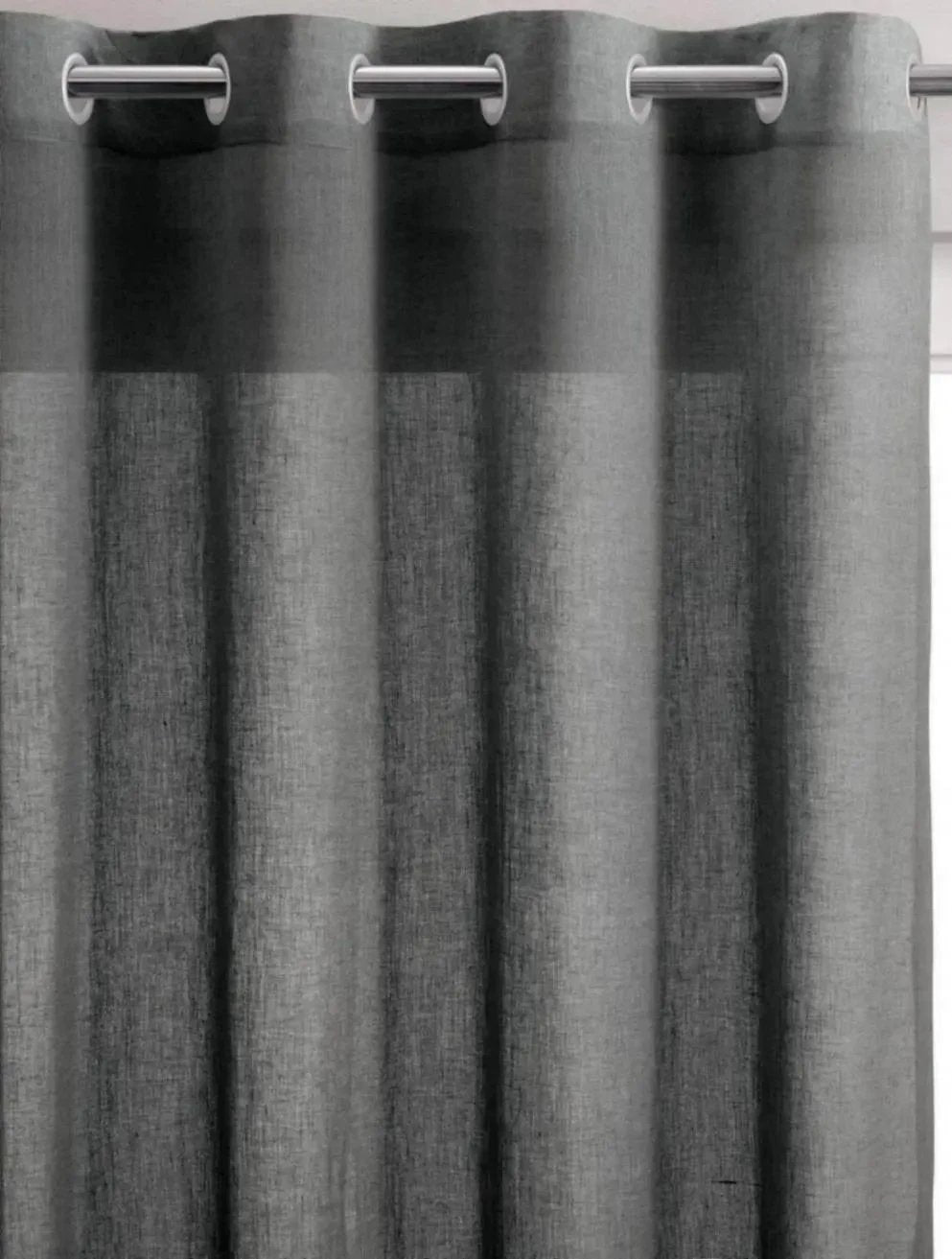 Rideau voile 60% Lin et 40% Coton Zeff by Vivaraise