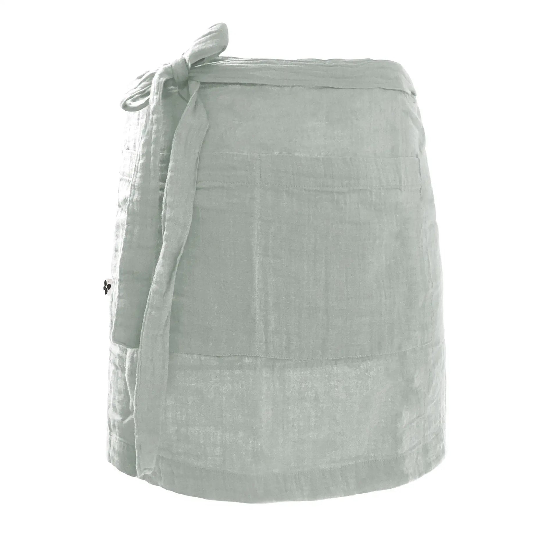 Tablier serveur 45 x 80 cm Gaze de coton unie GAÏA Eucalyptus by L'effet papillon