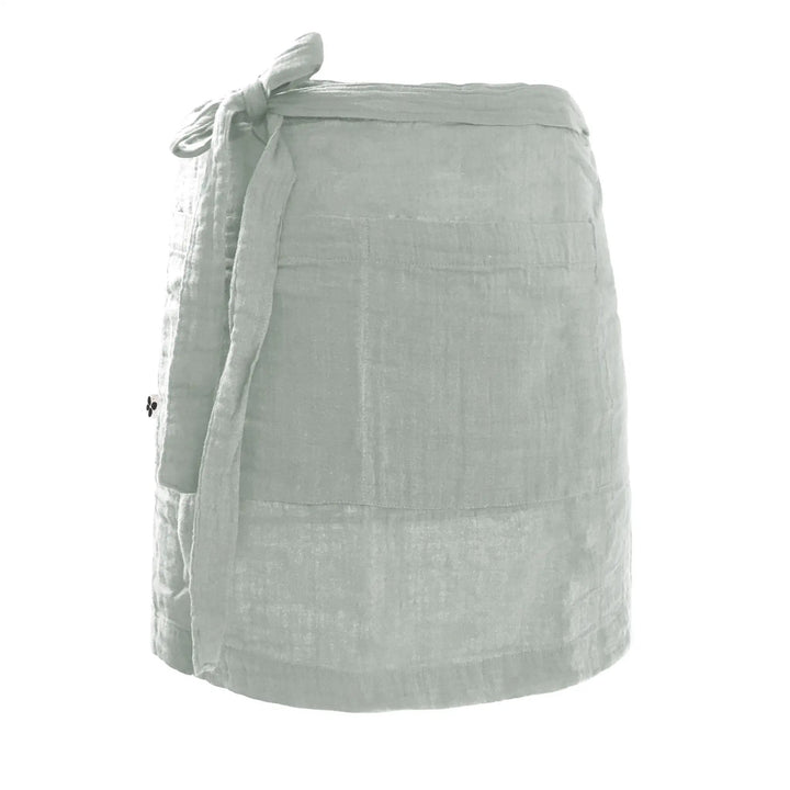 Tablier serveur 45 x 80 cm Gaze de coton unie GAÏA Eucalyptus by L'effet papillon