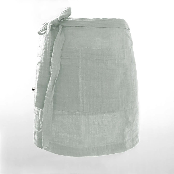 Tablier serveur 45 x 80 cm Gaze de coton unie GAÏA Eucalyptus by L'effet papillon