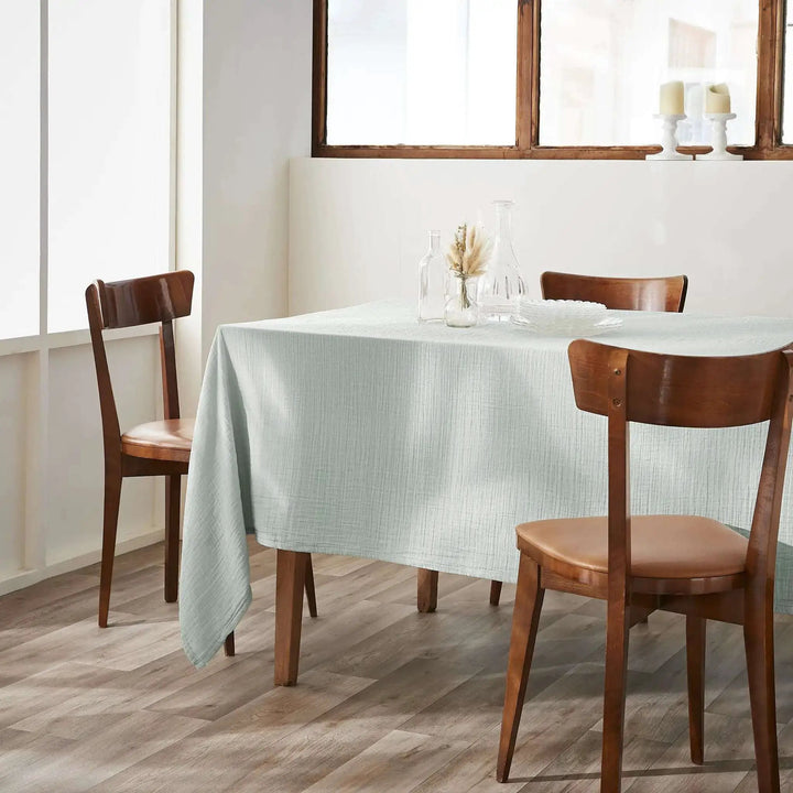 Nappe Gaze de coton unie GAÏA Eucalyptus by L'effet papillon