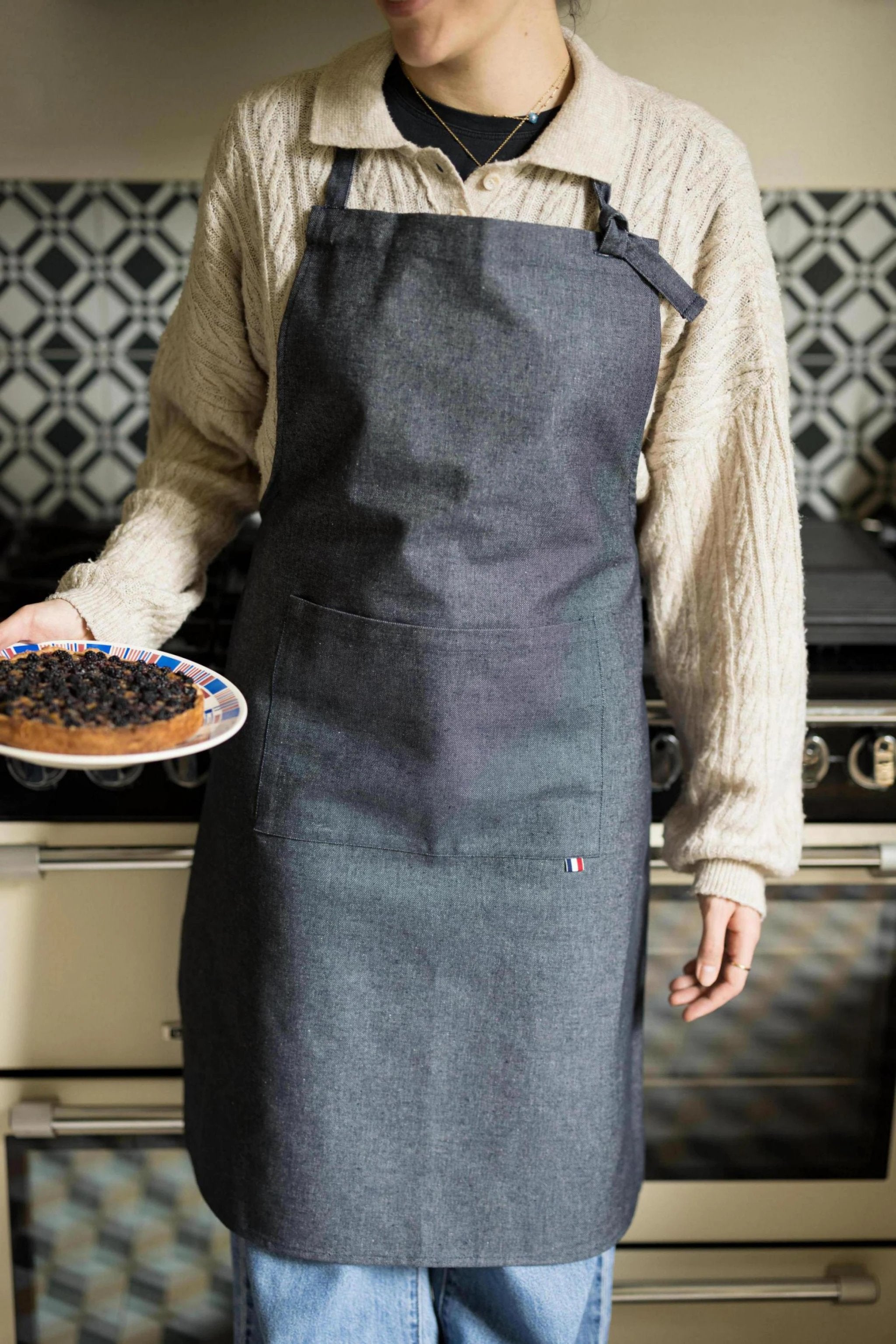 Tablier de cuisine Edouard Jeans 64 x 85 by Winkler