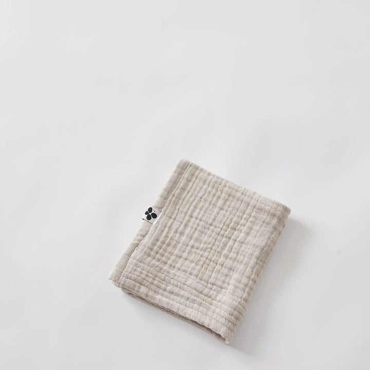 Serviette invité 30 x 50 cm Gaze de coton unie GAÏA Pampa by L'effet papillon