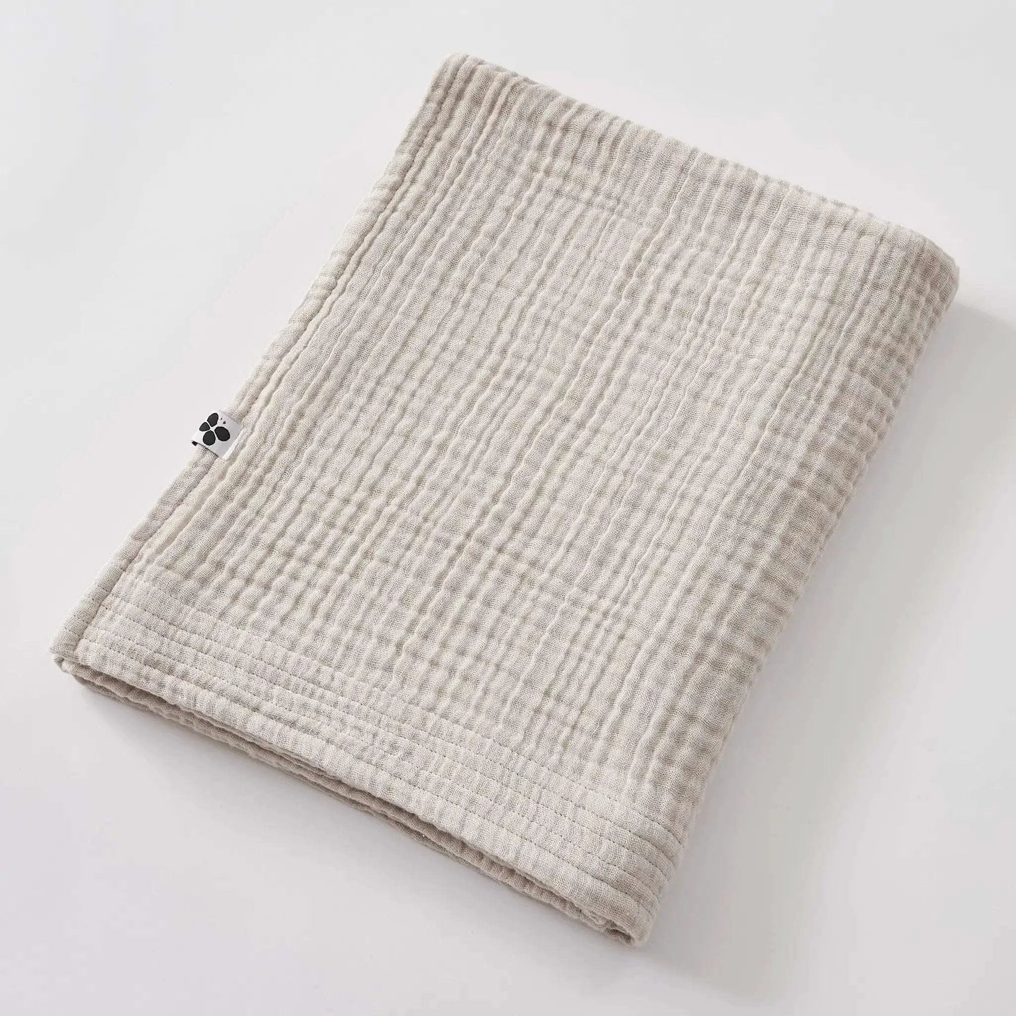 Drap de bain 90 x 150 cm Gaze de coton unie GAÏA Pampa by L'effet papillon