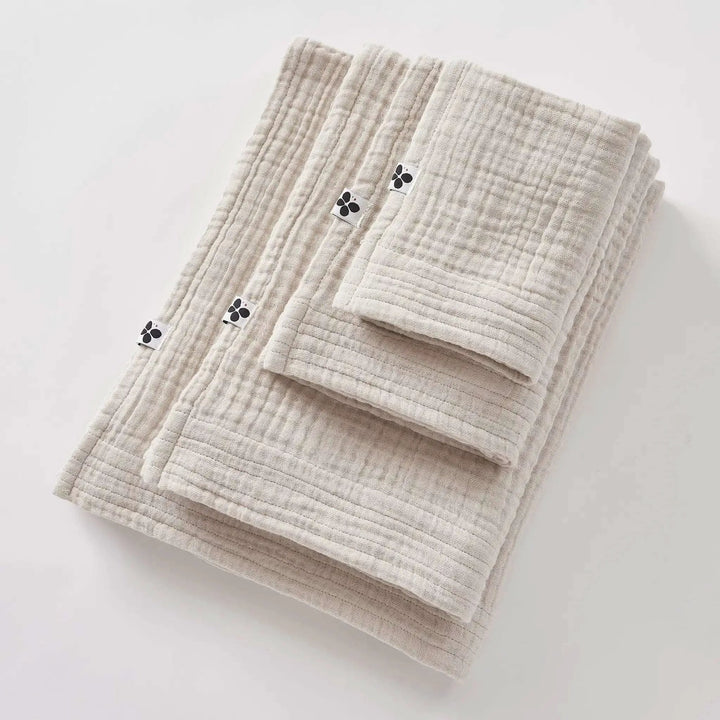 Drap de bain 90 x 150 cm Gaze de coton unie GAÏA Pampa by L'effet papillon