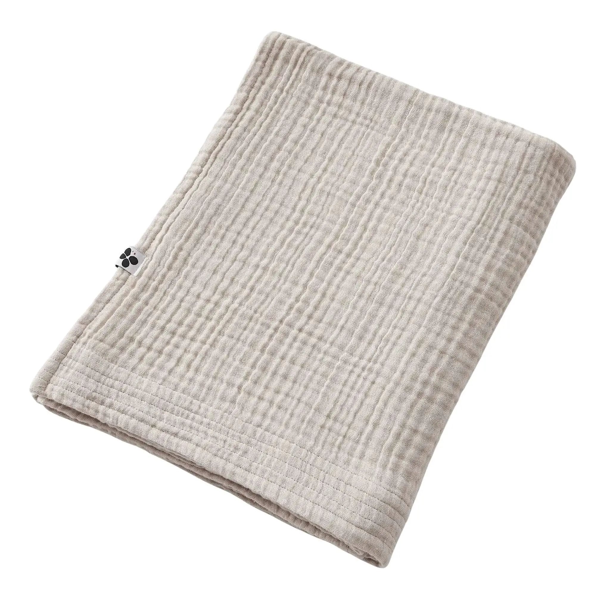 Drap de bain 90 x 150 cm Gaze de coton unie GAÏA Pampa by L'effet papillon