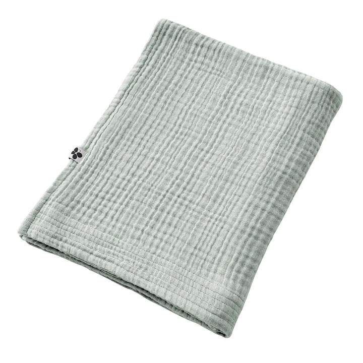 Drap de bain 90 x 150 cm Gaze de coton unie GAÏA Eucalyptus by L'effet papillon