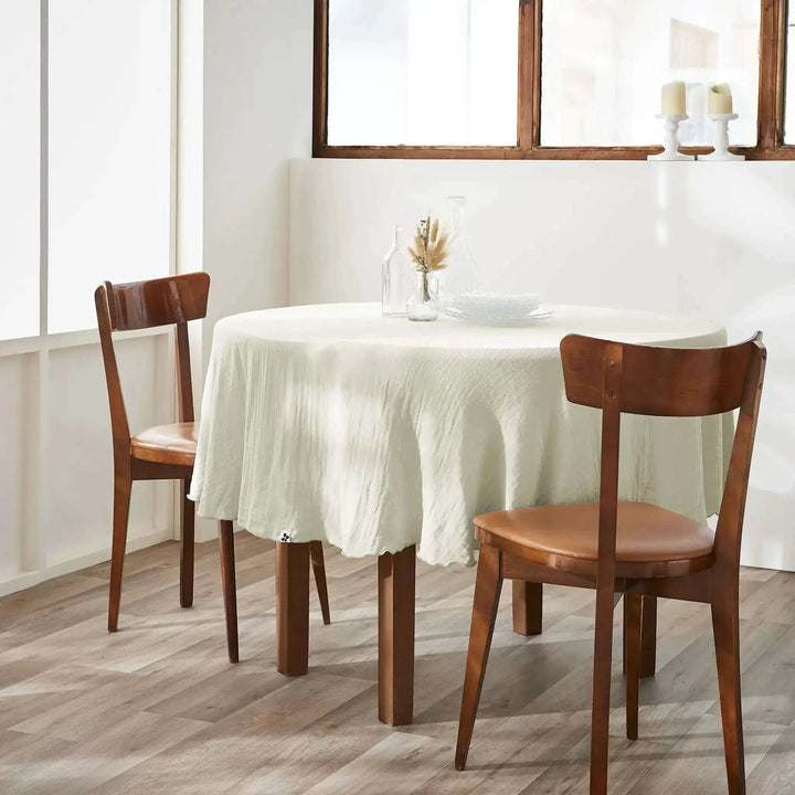 Nappe Gaze de coton unie GAÏA Vert d'eau by L'effet papillon