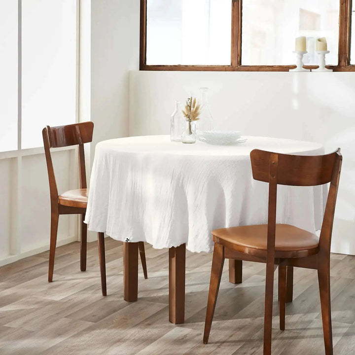 Nappe Gaze de coton unie GAÏA Chantilly by L'effet papillon