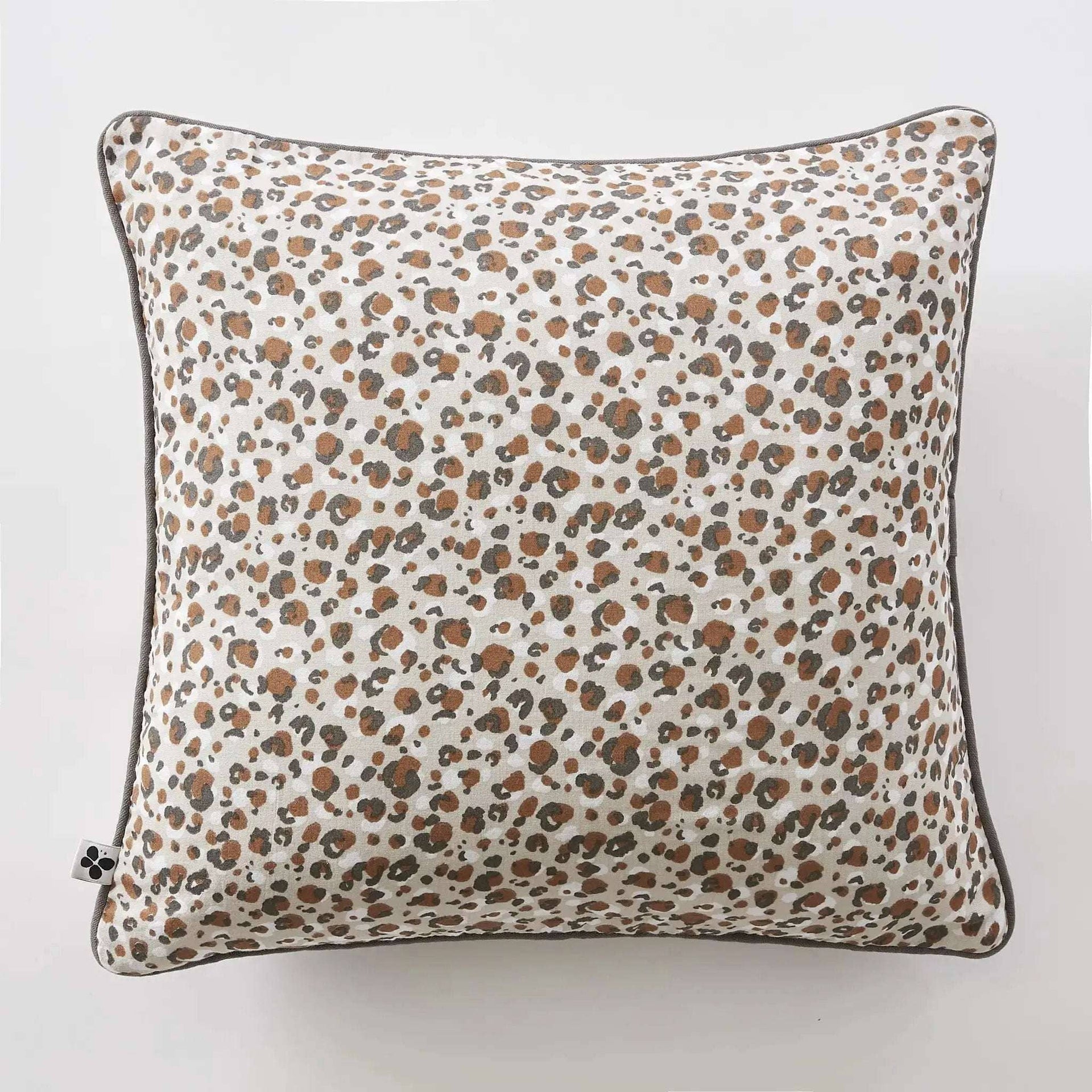 Coussin déhoussable avec passepoil 40 x 60 cm Gaze de coton imprimée LÉONIE by L'effet papillon