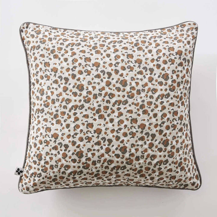 Coussin déhoussable avec passepoil 40 x 60 cm Gaze de coton imprimée LÉONIE by L'effet papillon