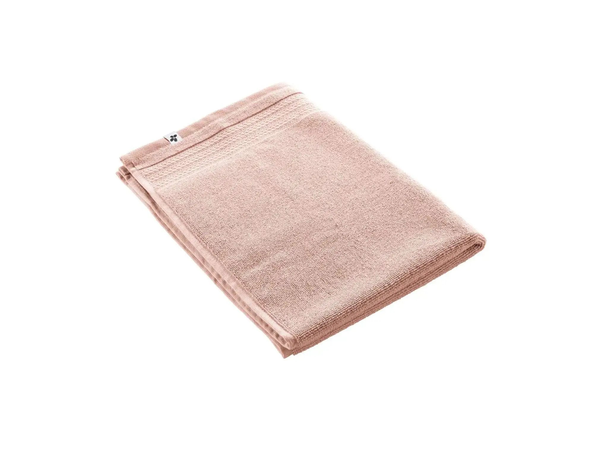 Tapis de bain 50 x 70 cm Éponge unie GARANCE Rose poudré by L'effet papillon