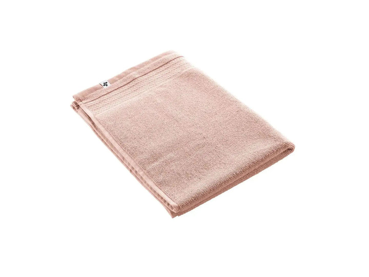 Tapis de bain 50 x 70 cm Éponge unie GARANCE Rose poudré by L'effet papillon