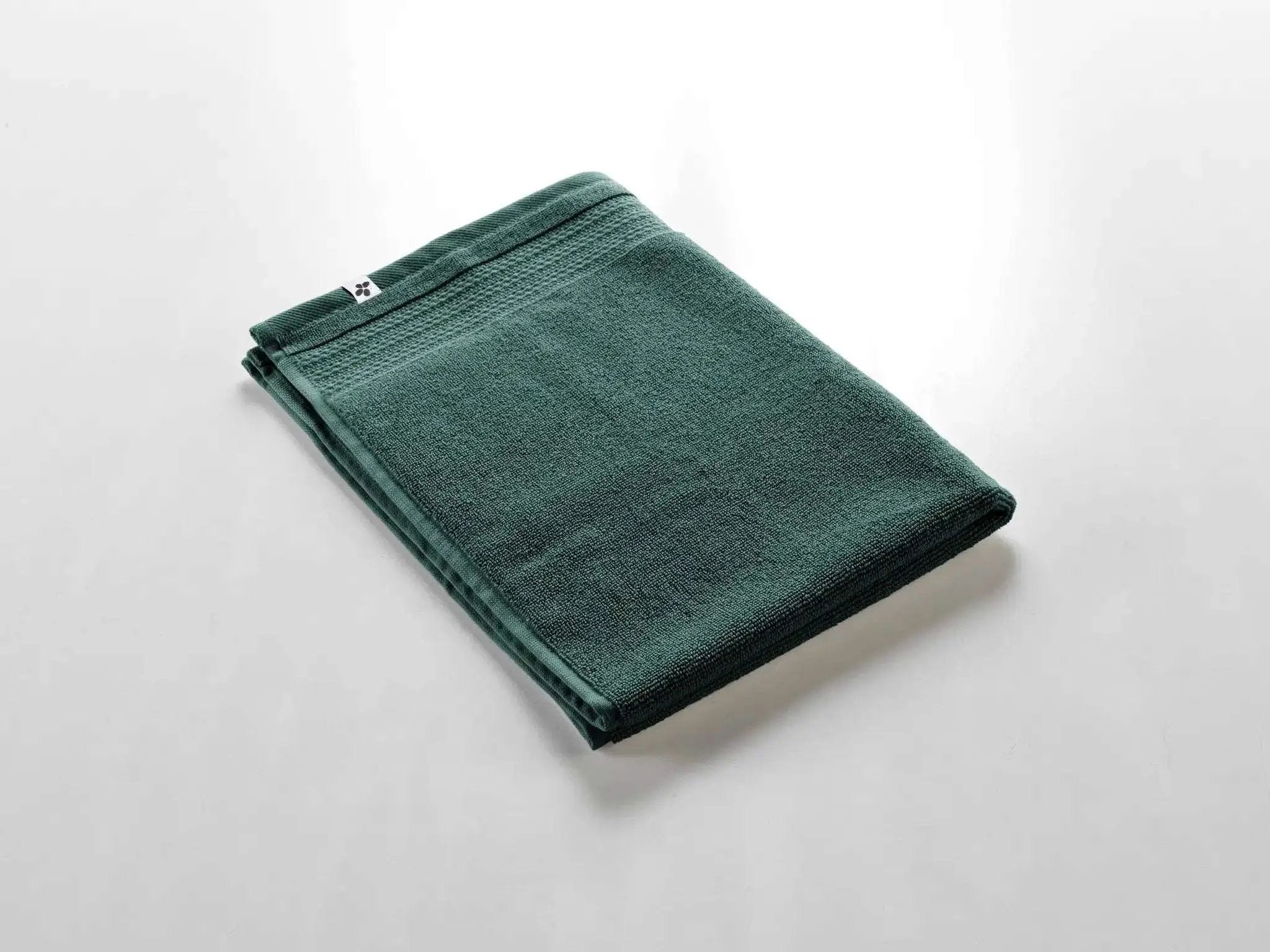 Tapis de bain 50 x 70 cm Éponge unie GARANCE Emeraude by L'effet papillon